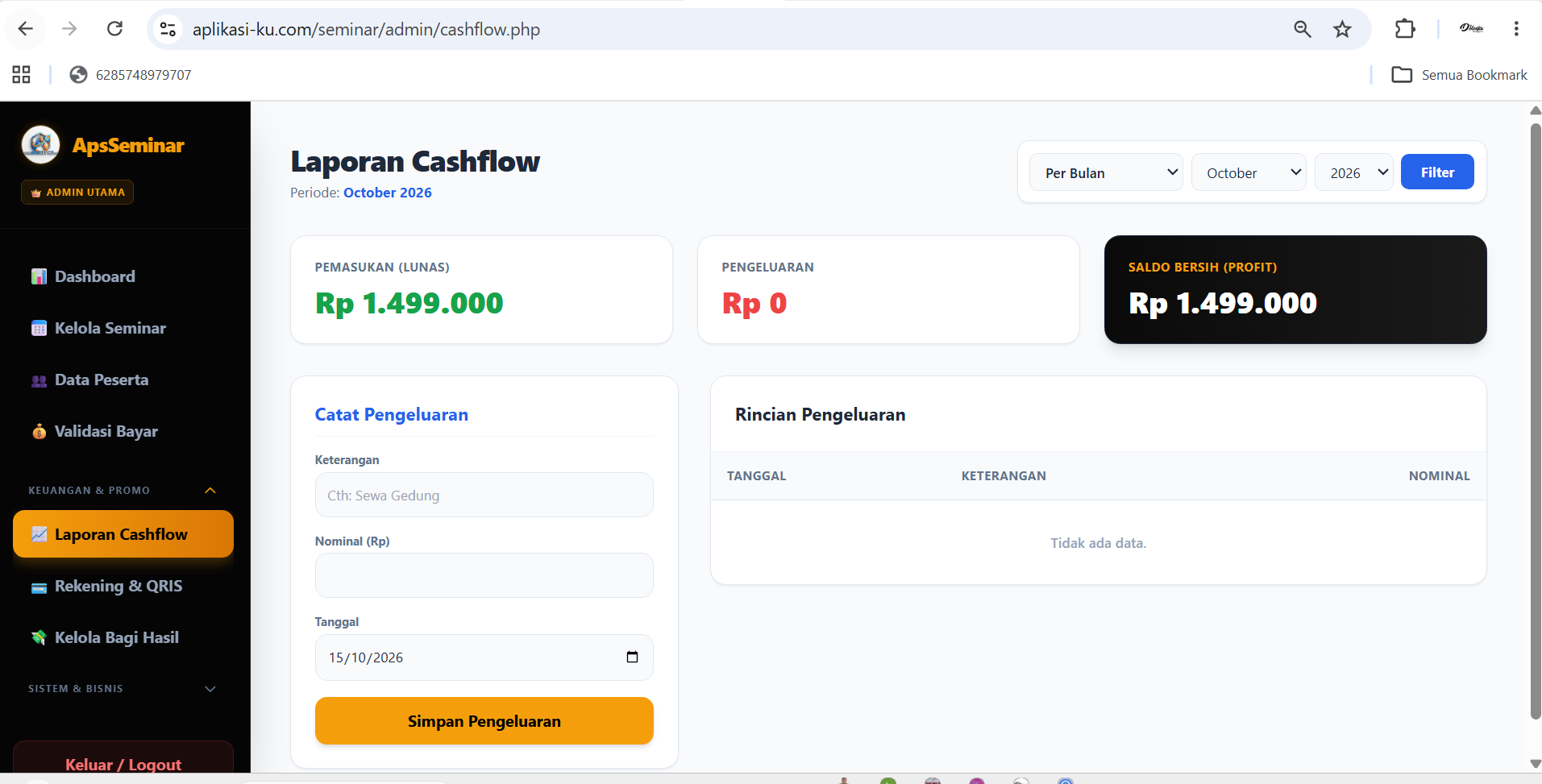 Screenshot Aplikasi